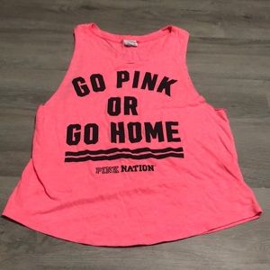 ❌🔜  (LAST CHANCE) 
Victoria’s Secret PINK pink nation muscle tank